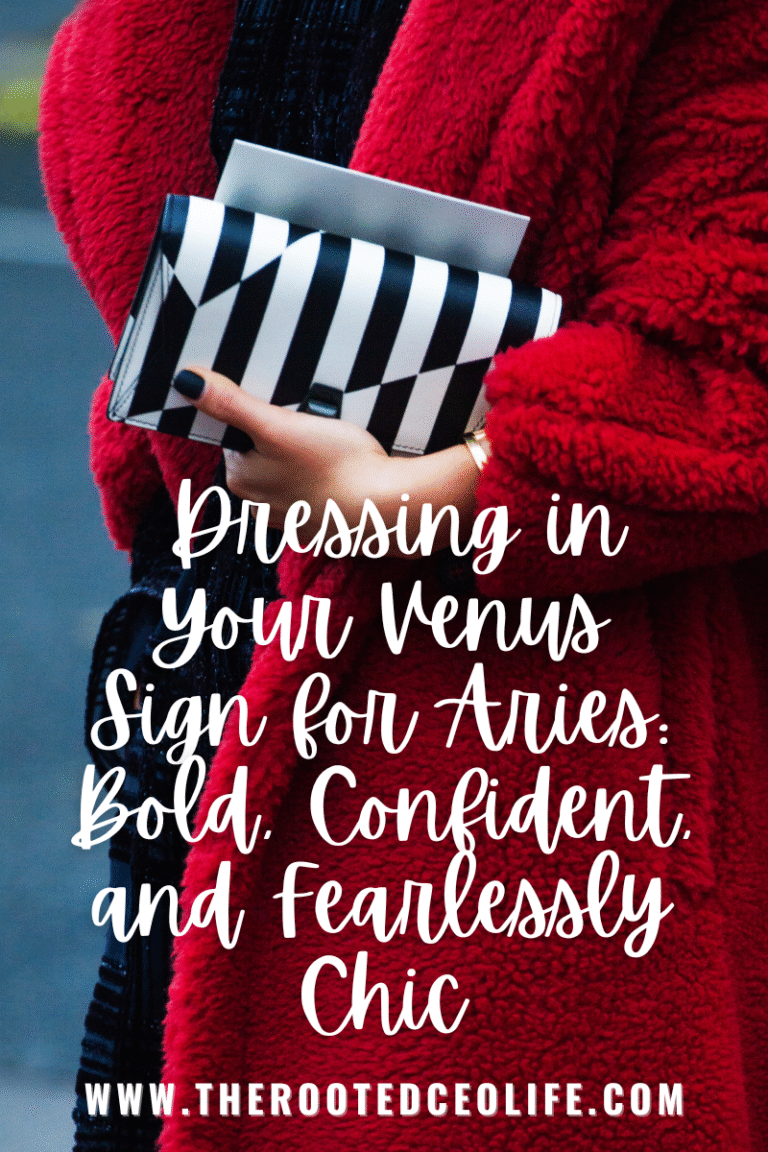 Dressing in Your Venus Sign for Aries: Bold, Confident, and Fearlessly Chic